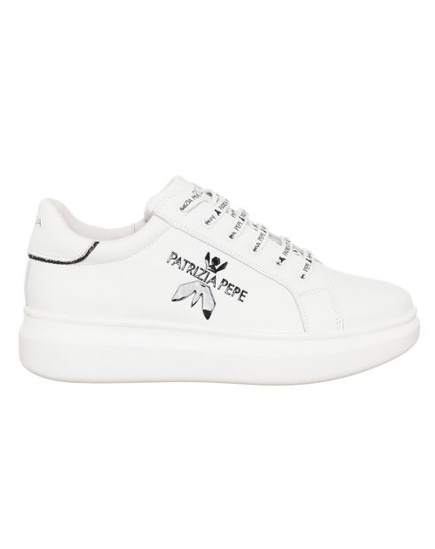 Sneakers en Cuir Eno blanc/noir