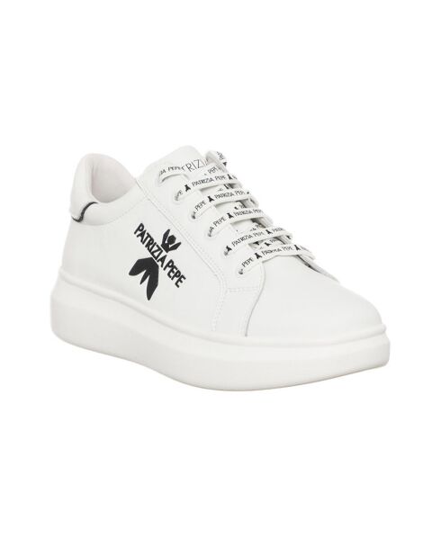 Sneakers en Cuir Eno blanc/noir
