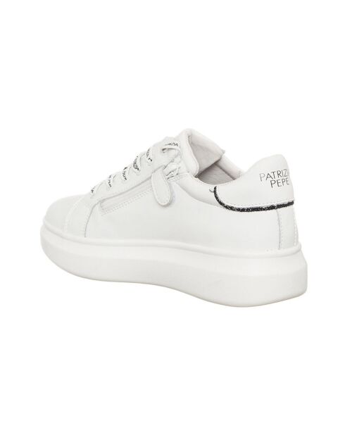 Sneakers en Cuir Eno blanc/noir