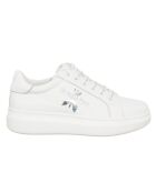 Sneakers en Cuir Esas blanc/argenté
