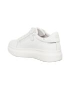 Sneakers en Cuir Esas blanc/argenté