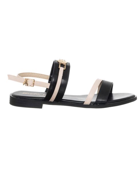 Zwart/beige sandalen van Nolo