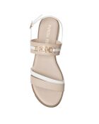 Sandales Cilia beige/blanc