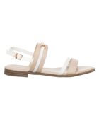 Sandales Cilia beige/blanc