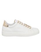 Sneakers en Cuir Voda blanc/doré