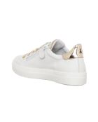 Sneakers en Cuir Voda blanc/doré