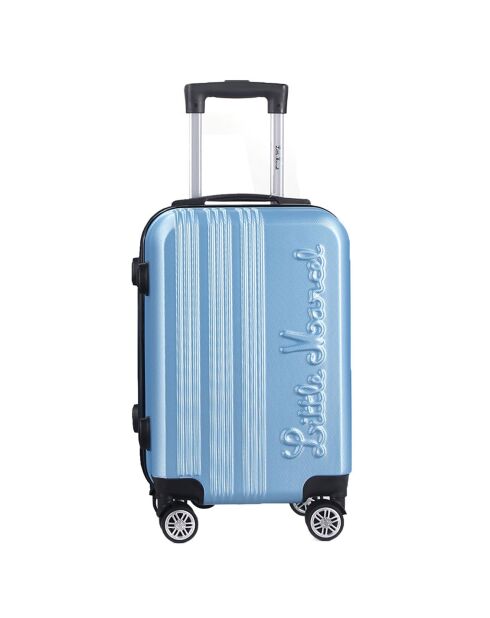 Valise Moyen Séjour 4 roues doubles Mayna 60 cm bleue