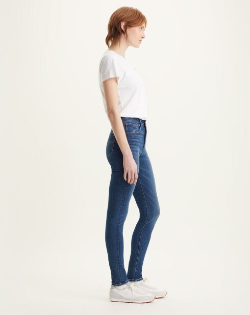Jean 721 taille haute Skinny bleu foncé