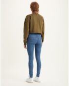 Jean 720 super Skinny taille haute bleu foncé