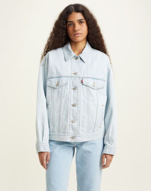 Veste en Jean 90'S Trucker bleu clair