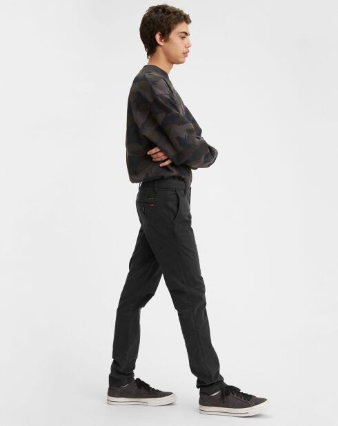 Pantalon Chino en Toile de coton Slim fuselé XX noir