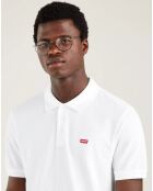 Polo Housemarked en Coton Regular Fit blanc