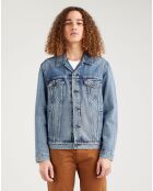 Veste en jean The Trucker original bleu moyen