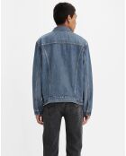 Veste en jean The Trucker original bleu moyen