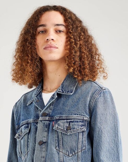 Veste en jean The Trucker original bleu moyen