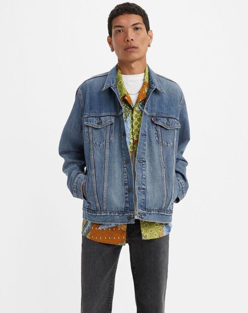 Veste en jean The Trucker original bleu moyen