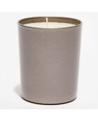 Bougie parfumée verre coloré nacré Ambre - 1 mèche 50h