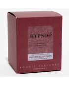 Bougie parfumée verre coloré dépoli Fleurs Banches - 1 mèche 50h