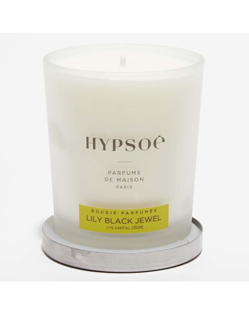 Bougie parfumée Silver Cover Lily Back Jewell - 1 mèche 50h