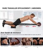 Pack roue abdominale noir
