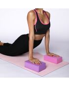 Brick de yoga violette