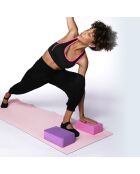 Brick de yoga violette
