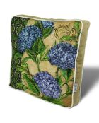 Galette de chaise multicolore - 42x42 cm