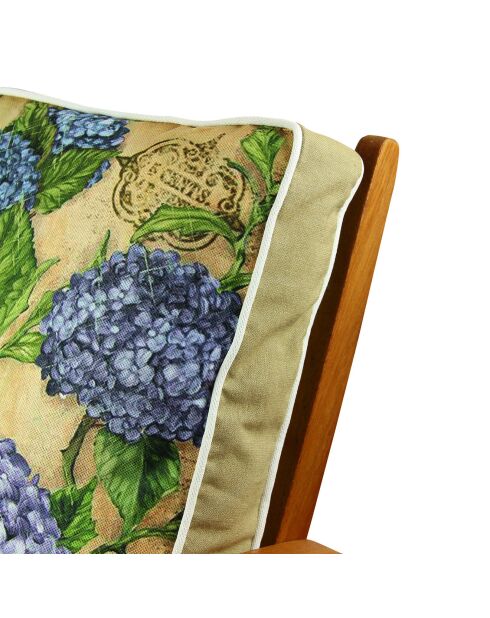 Galette de chaise multicolore - 42x42 cm