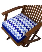 Galette de chaise multicolore - 42x42 cm