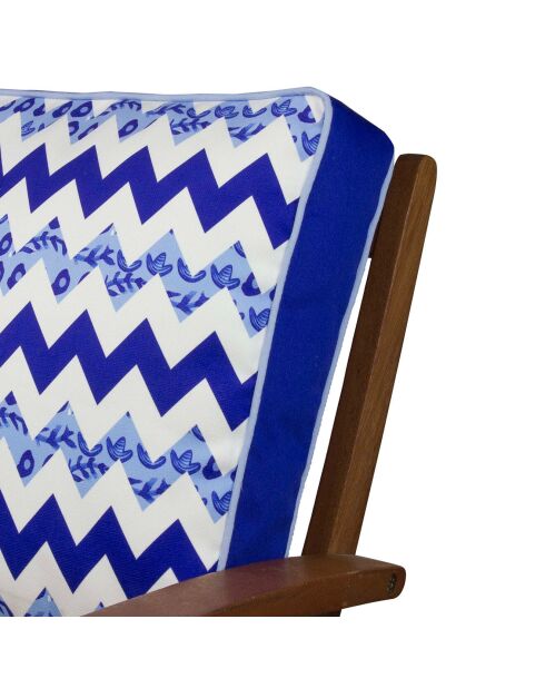 Galette de chaise multicolore - 42x42 cm