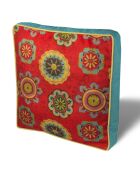 Galette de chaise multicolore - 42x42 cm