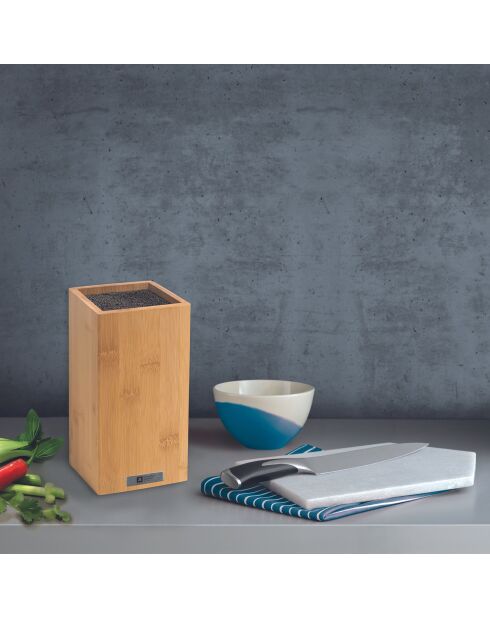 Bloc universel spaghetti marron - 26x15.5x11.5 cm