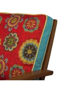 Galette de chaise multicolore - 42x42 cm