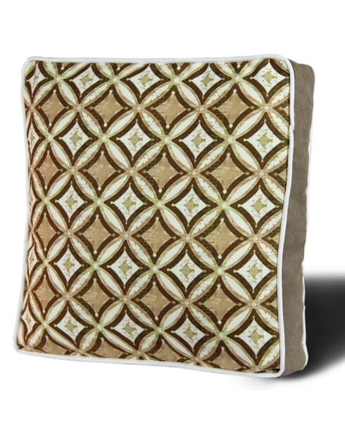 Galette de chaise multicolore - 42x42 cm