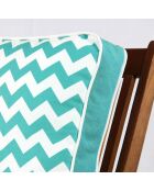 Galette de chaise multicolore - 42x42 cm