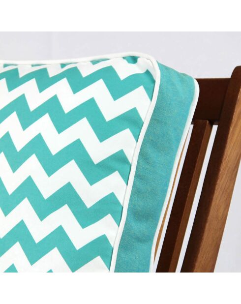 Galette de chaise multicolore - 42x42 cm