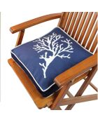 Galette de chaise multicolore - 42x42 cm