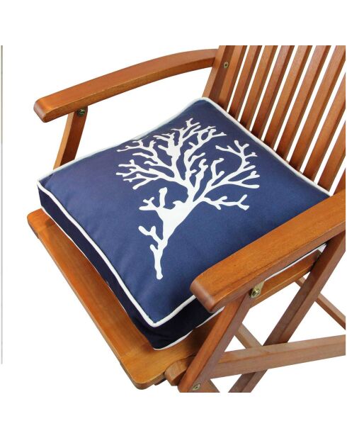 Galette de chaise multicolore - 42x42 cm