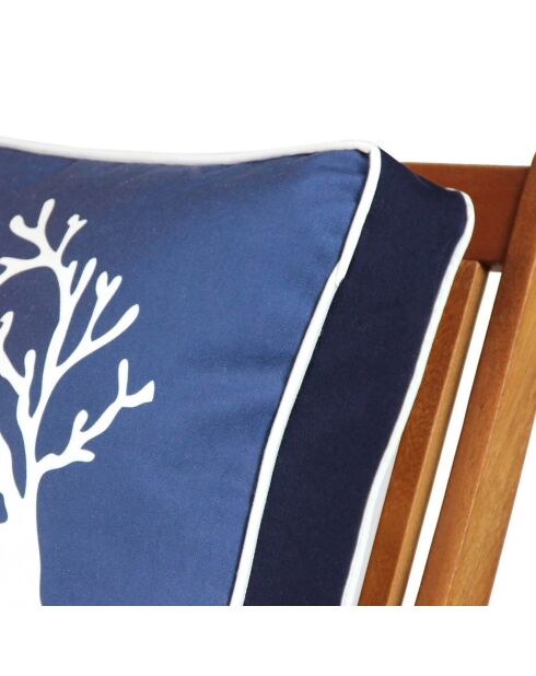 Galette de chaise multicolore - 42x42 cm