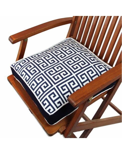 Galette de chaise multicolore - 42x42 cm