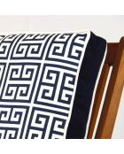 Galette de chaise multicolore - 42x42 cm