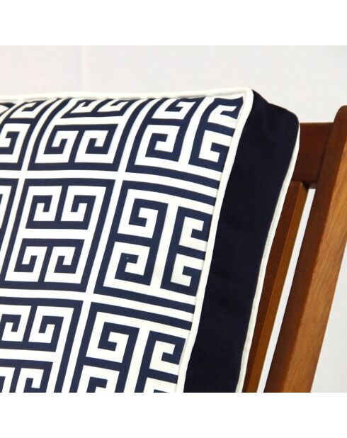 Galette de chaise multicolore - 42x42 cm