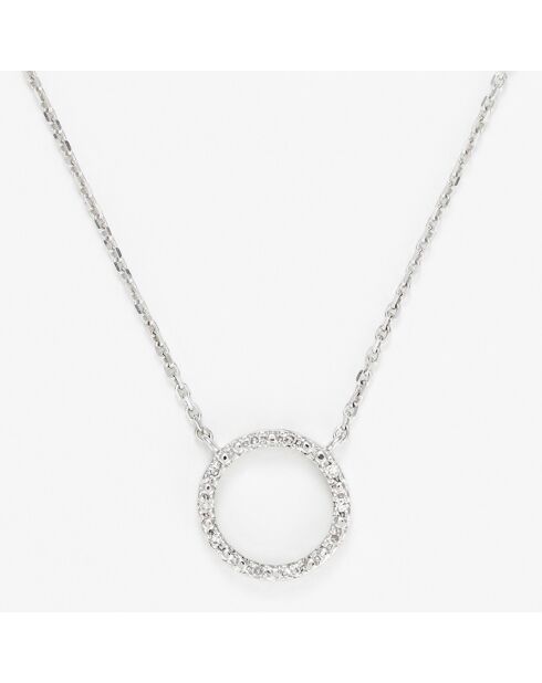 Collier Ronda Diamants 0.035 ct or blanc