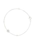 Bracelet Trio Enchanté Diamants 0.10 ct or blanc