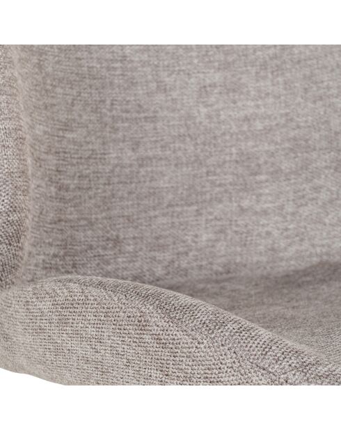 2 Monte Carlo Esszimmerstühle mit steinernem Drehfuß - 60x50x88 cm