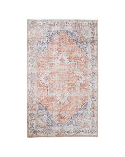 Tapis Havana  bleu/orange - 200x300 cm