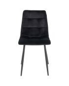 2 schwarze Esszimmerstühle von Middelfart - 55x44x86 cm