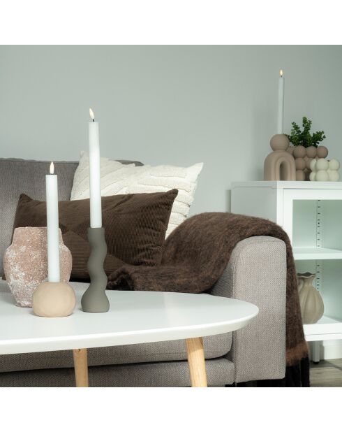 Cojín blanco Albany - 45x45 cm