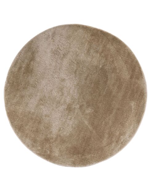 Alfombra redonda Miami Sand - D.160x1 cm