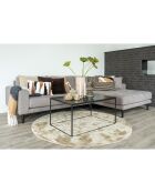 Runder Teppich Miami Sand - D.160x1 cm